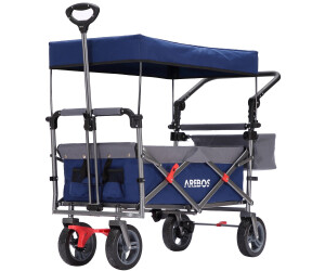 FableKids Chariot à main LEO X2 Lite avec toit chariot de Transport pliable