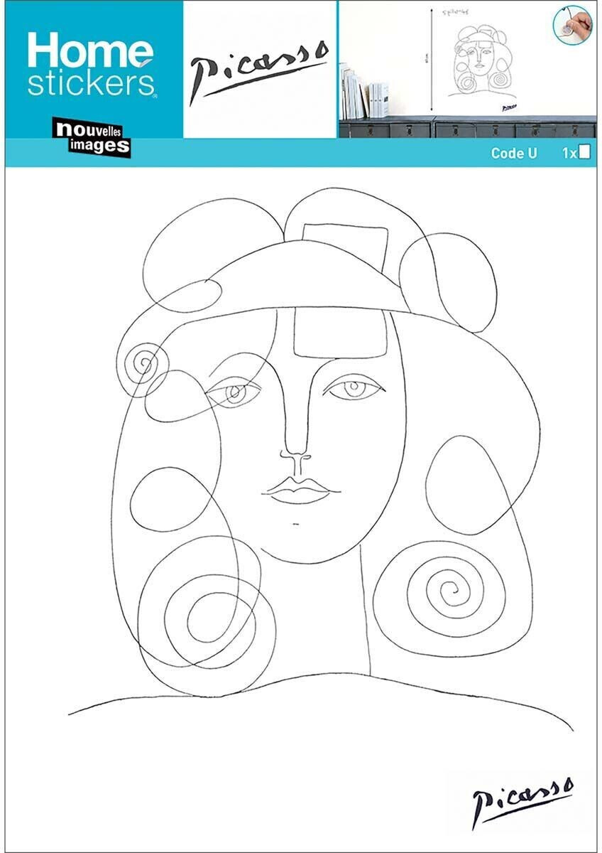Nouvelles Images Sticker portrait de Françoise de Picasso