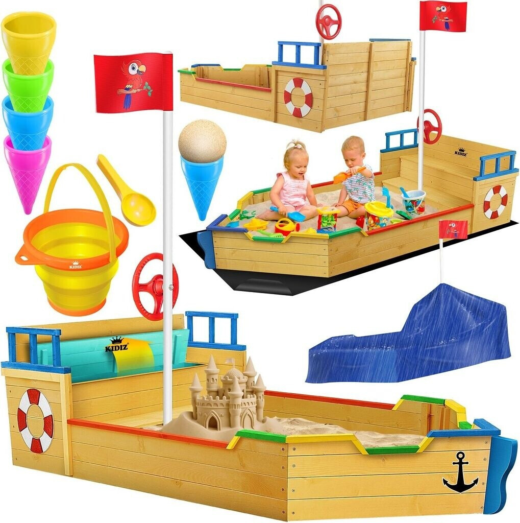 Kidiz Sandbox Ahoy Pirate Ship