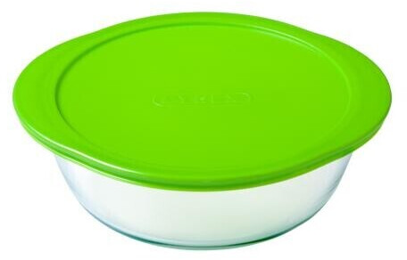 Pyrex Plat rond en verre avec couvercle Cook & Store 2,3L