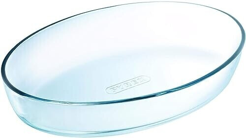 Pyrex Plat à gratin ovale en verre Essentials 39x27 cm