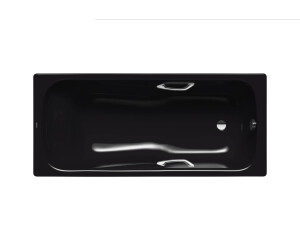 Kaldewei Dyna Set Star 160 x 70 x 42 cm schwarz mit Perl-Effekt, für Griffmontage (226900013701)