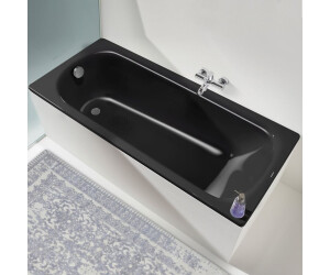 Kaldewei Saniform Plus 170 x 75 x 40 cm schwarz Antislip, mit Perl-Effekt (112630003701)