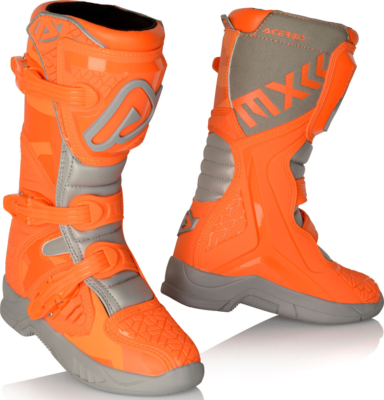 Photos - Motorcycle Boots ACERBIS X-Team Kids grey/orange 