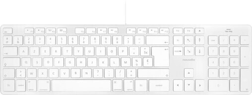 Novodio Touch Keyboard pour Mac blanc (FR)