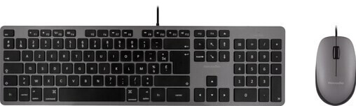 Novodio Touch Keyboard pour Mac (FR) + souris grise