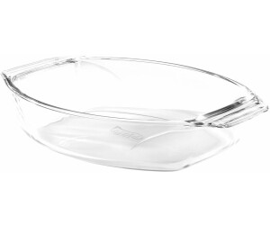 Pyrex Plat à four ovale en verre 35 x 24cm IRRESISTIBLE au meilleur prix