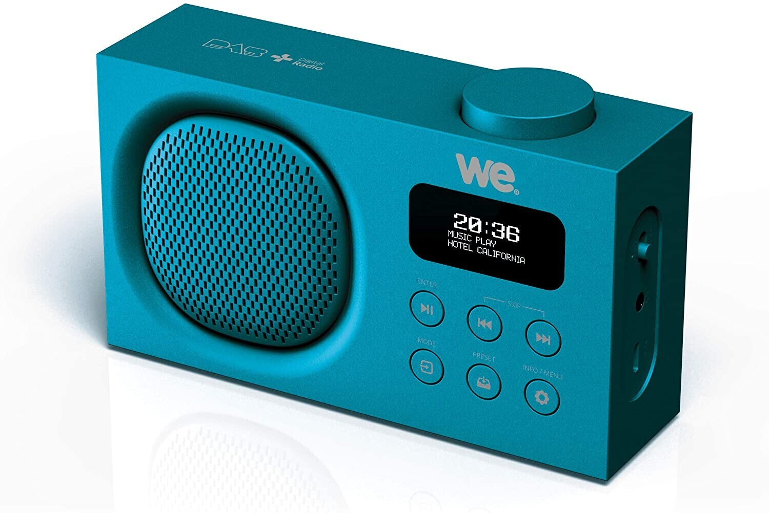 WE Radio Portable Dab/Dab+/FM bleu