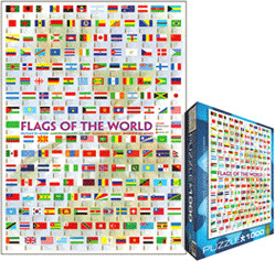 Eurographics Puzzles Drapeaux du monde