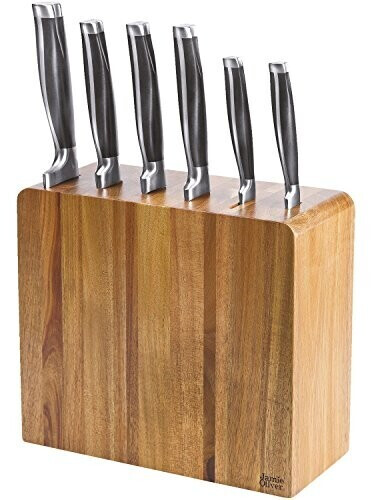 Jamie Oliver Acacia Knife Block Set 6 pcs