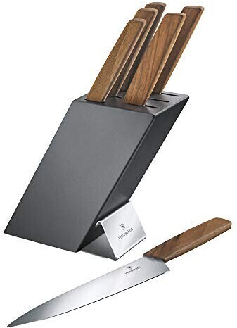 Victorinox Swiss Modern Beech Knife Block 6 pcs anthracite