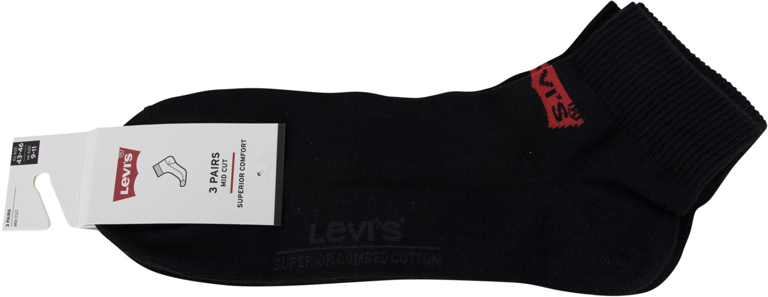 Buy Levi's 3-Pack Batwing Logo Mid (903051001-884) from £5.99 (Today ...