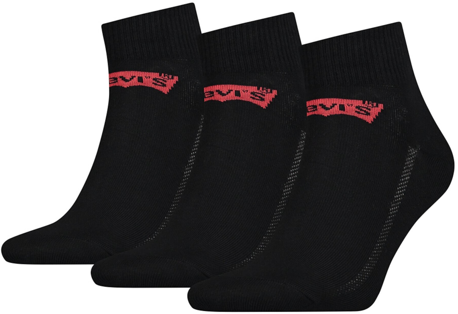 Levi's Jungen Batwing Mid Cut Socken 3er Pack – Lässige Alltagssocken, Für Kinder
