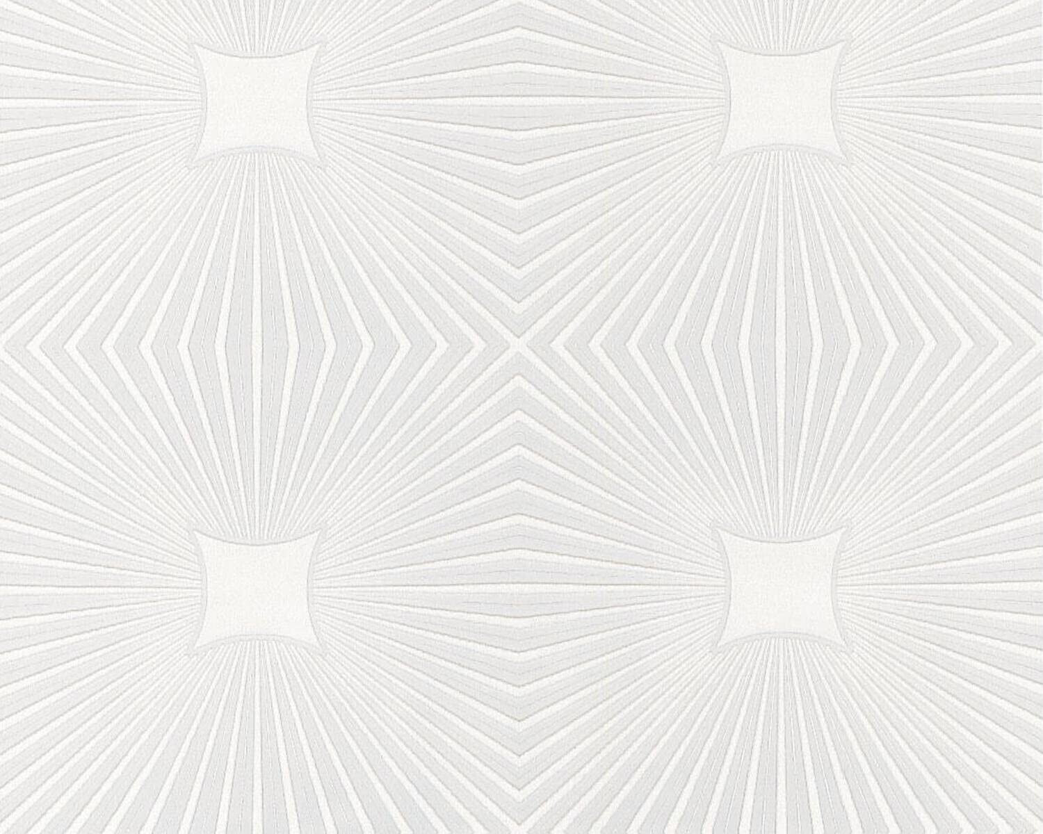 A.S. Creation Expanded Blown Vinyl Ceiling Wallpaper White 6639-17 Sample