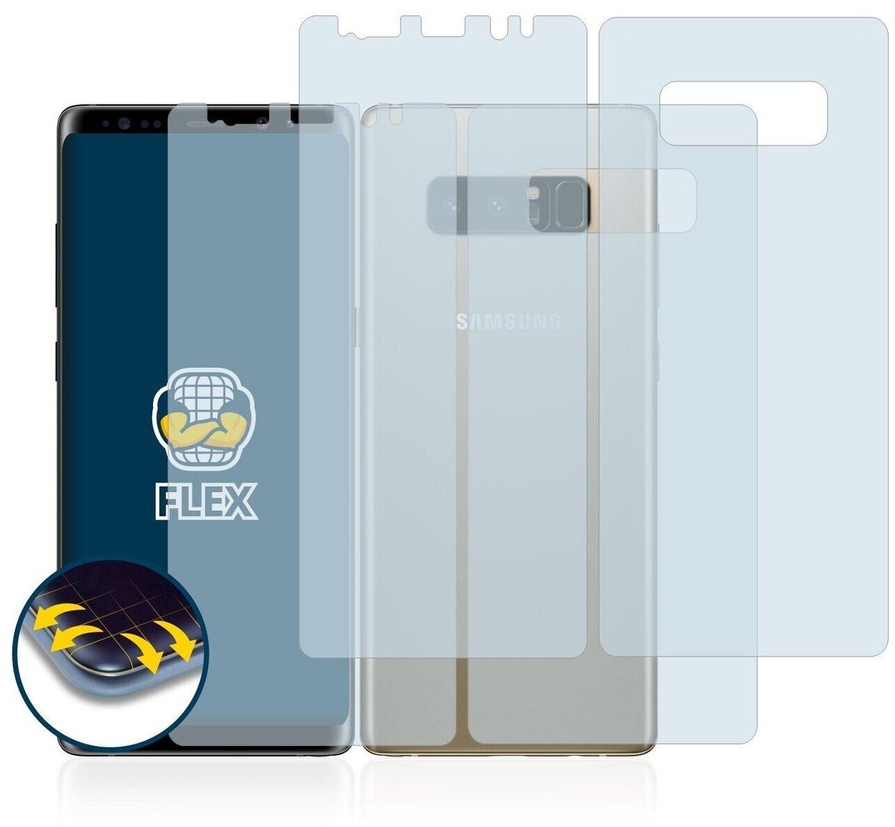 BROTECT Screen Foil for Samsung Galaxy Note 8 (4062481054343)