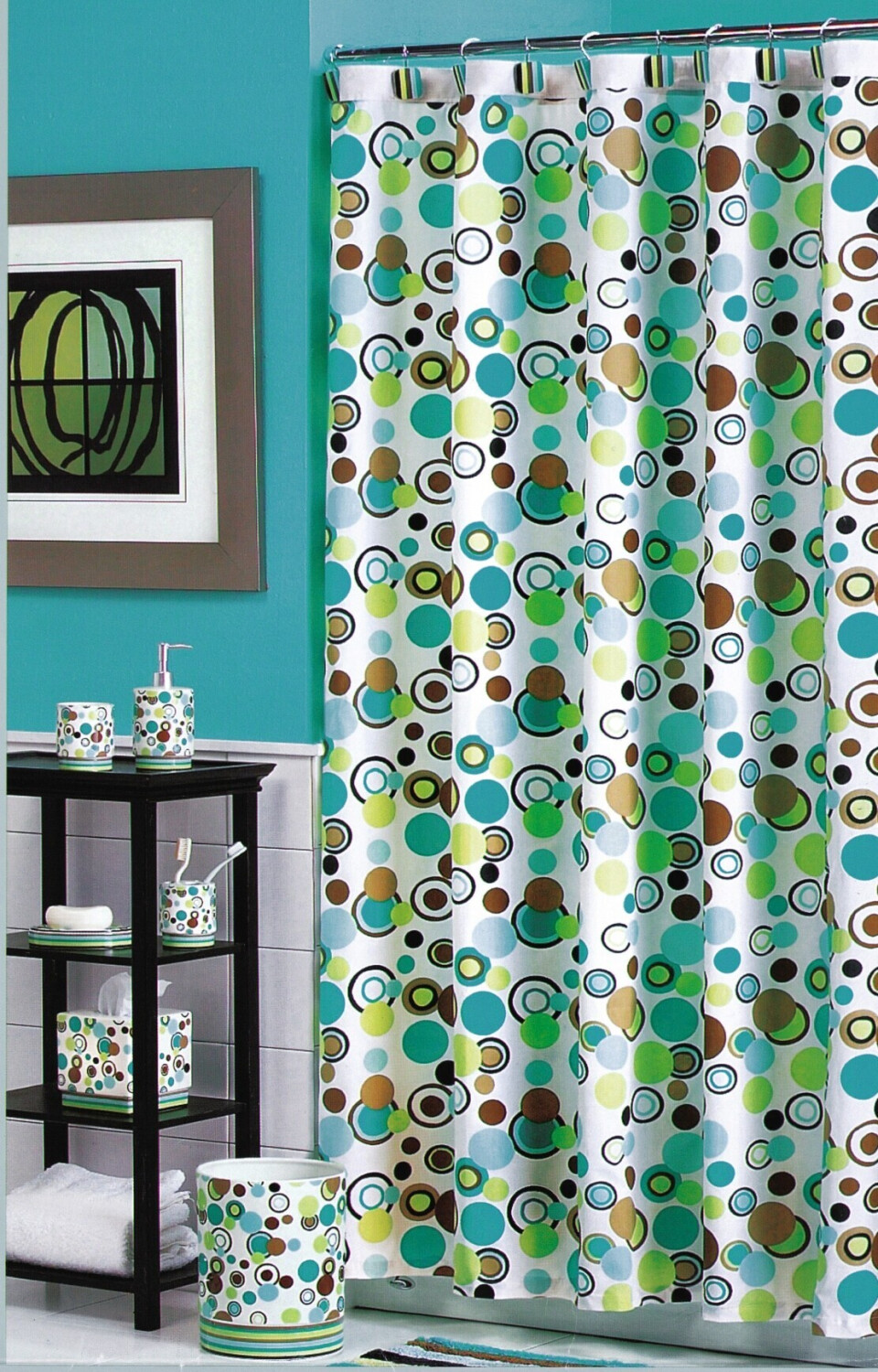MSV France Shower curtain circles