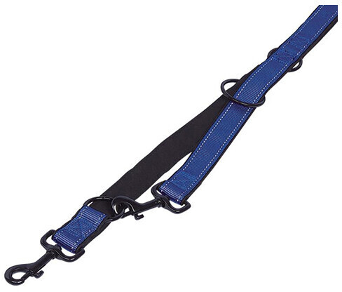 Nobby Dog Leash Classic Reflect Soft Blue/Black 200cm 25mm