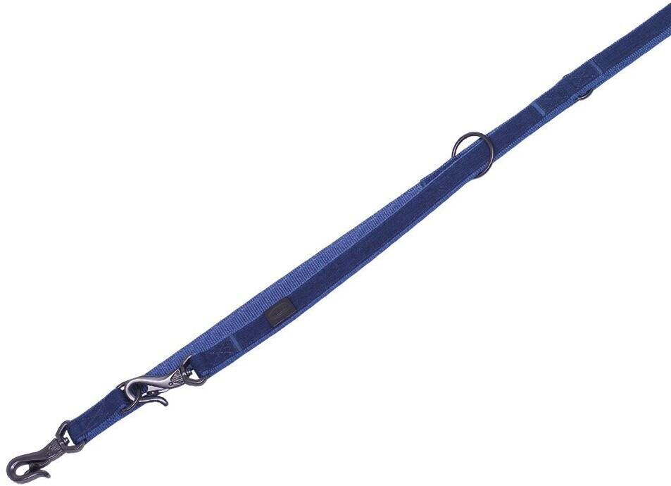 Nobby Dog Leash Linen Deluxe Blue 200cm 25mm