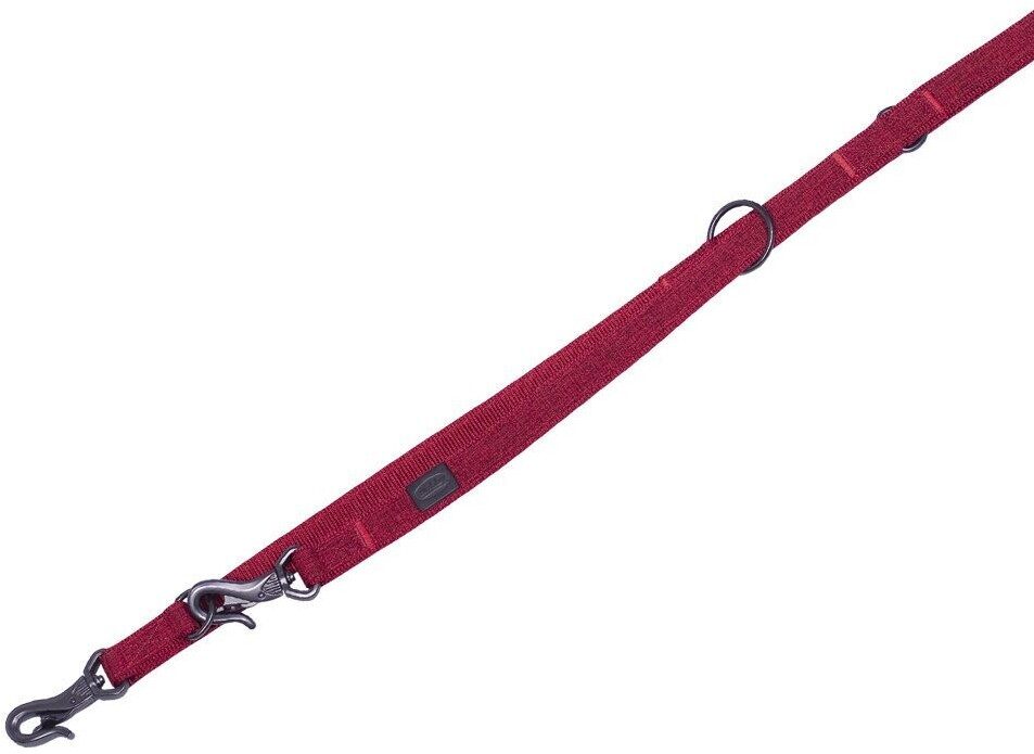 Nobby Dog Leash Linen Deluxe Red 200cm 16mm