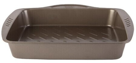 Pyrex Plat à four rectangulaire en métal asimetriA 35x24cm