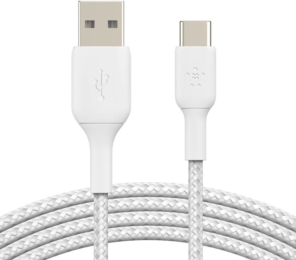 Belkin USB-A TO USB-C BRAIDED 1M White