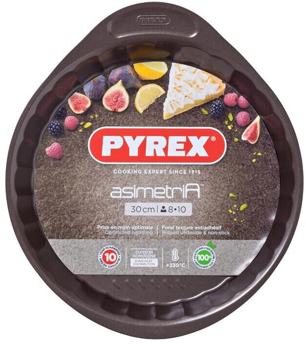 Pyrex Moule à tarte en métal asimetriA 30 cm