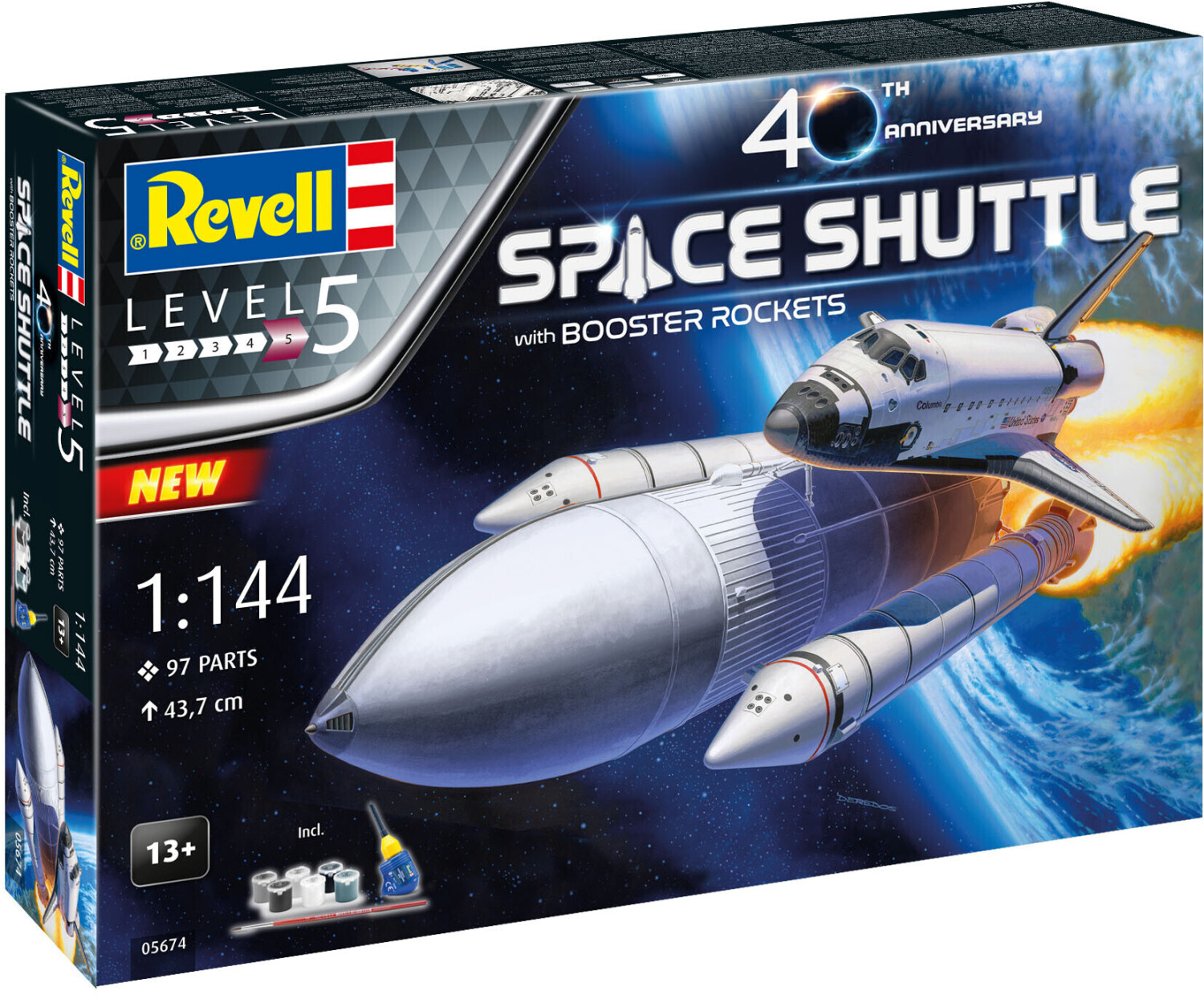 Space shuttle toy with discount rocket boosters
