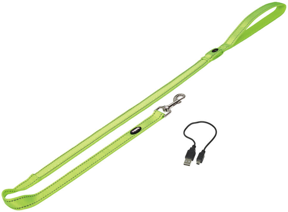 Nobby Dog Leash Flash Mesh 120cm 20mm Neon Yellow