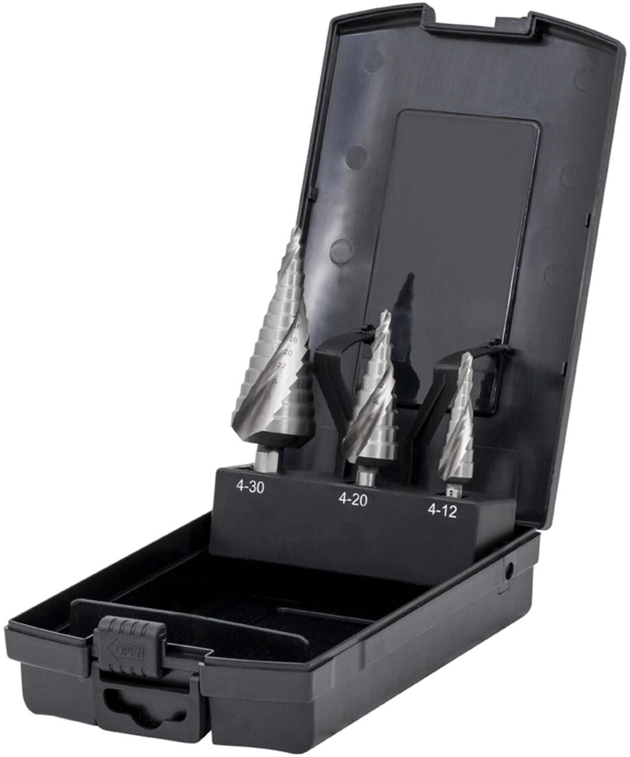 STIER Step drill set HSS-Co5 3 in cassette (905335) 3 pcs.