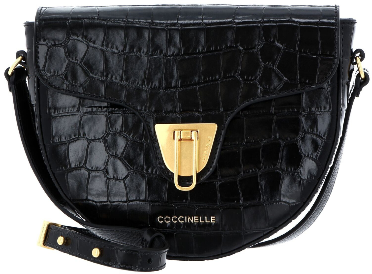 Coccinelle Beat Croco Crossover Bag
