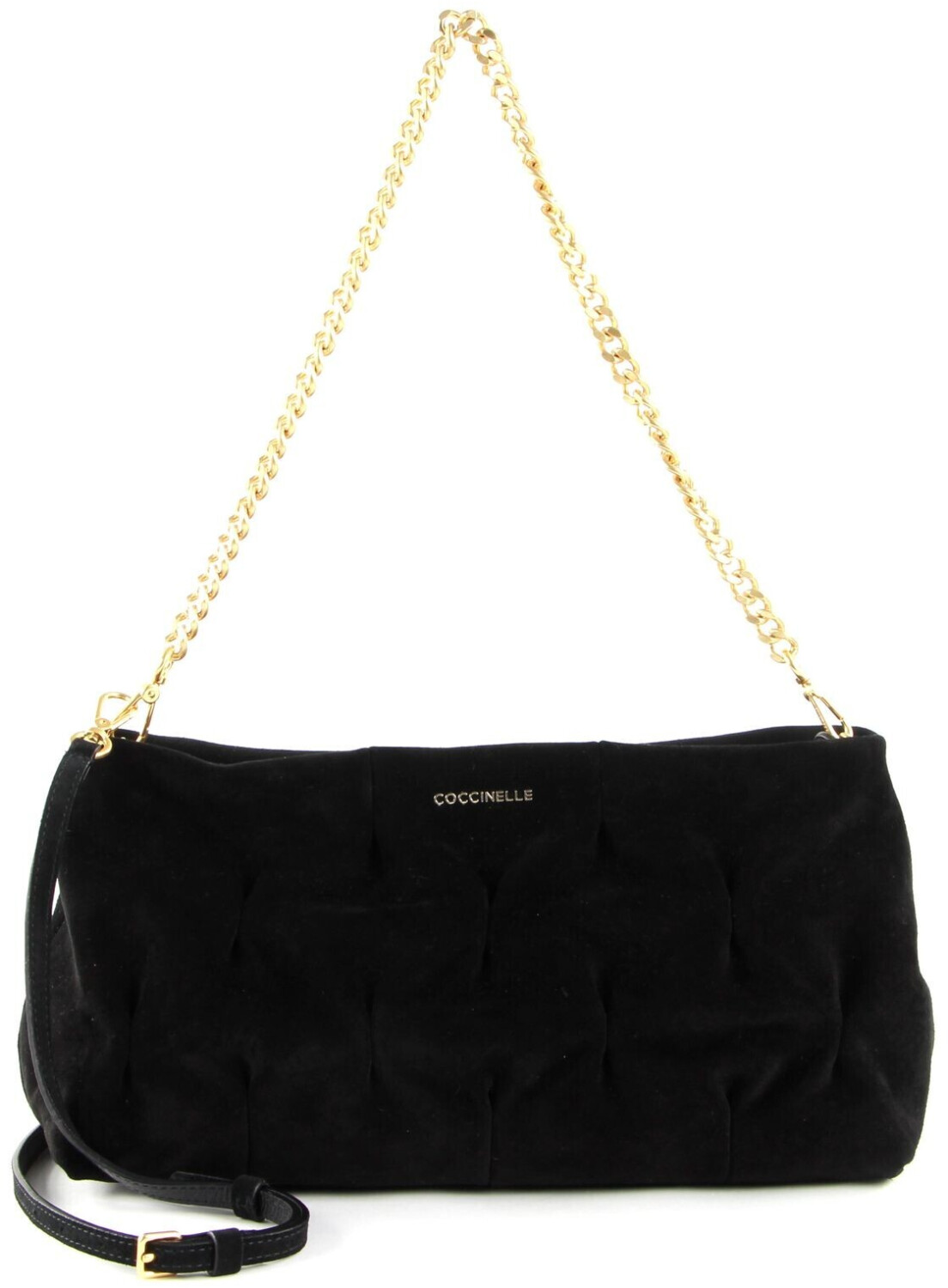 Coccinelle Ophelie Goodie Suede Handbag noir