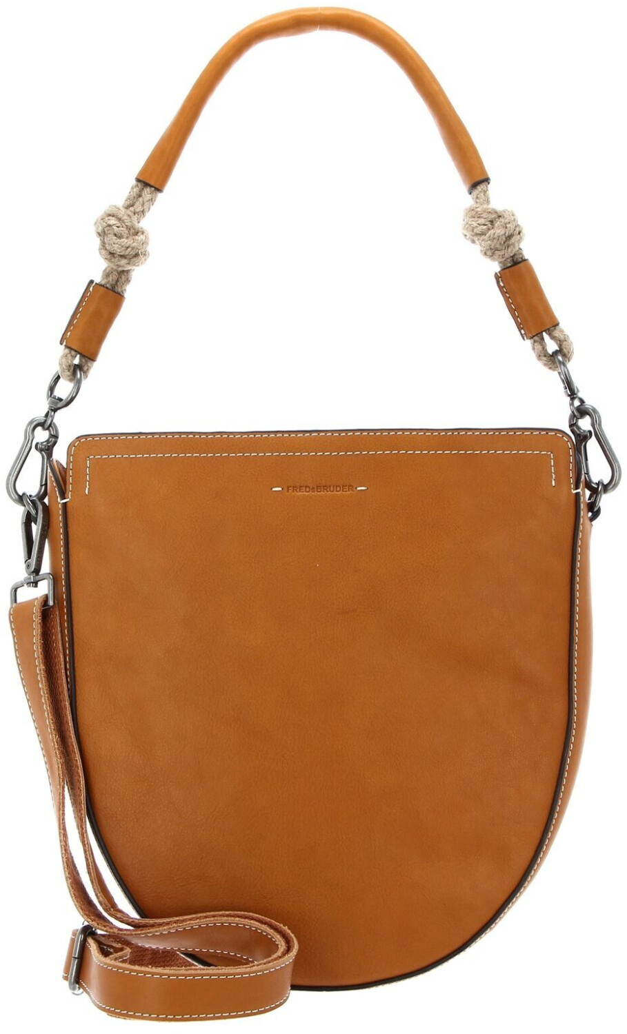 FREDsBRUDER Veg tan Collection Sailor Shoulder Bag dark honey