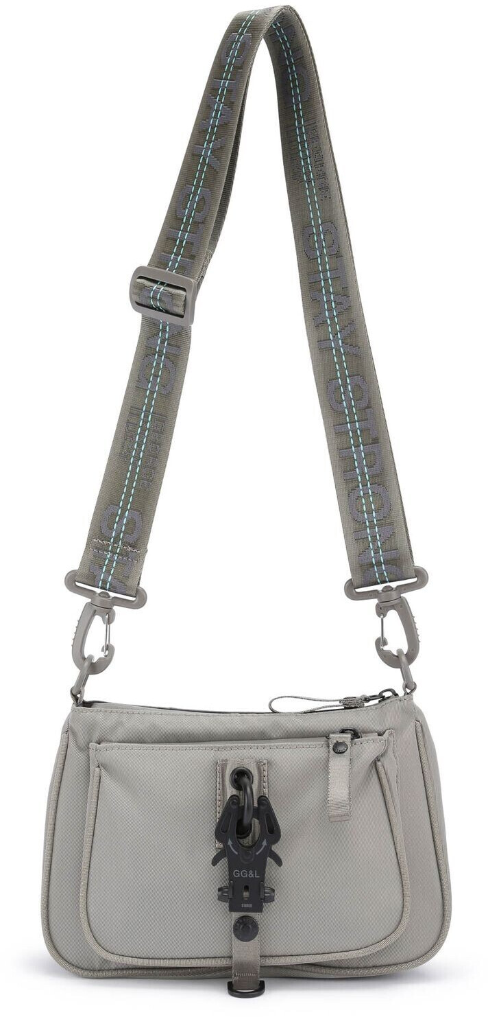George Gina & Lucy Nylon Roots 14ME Hand Bag don king grey