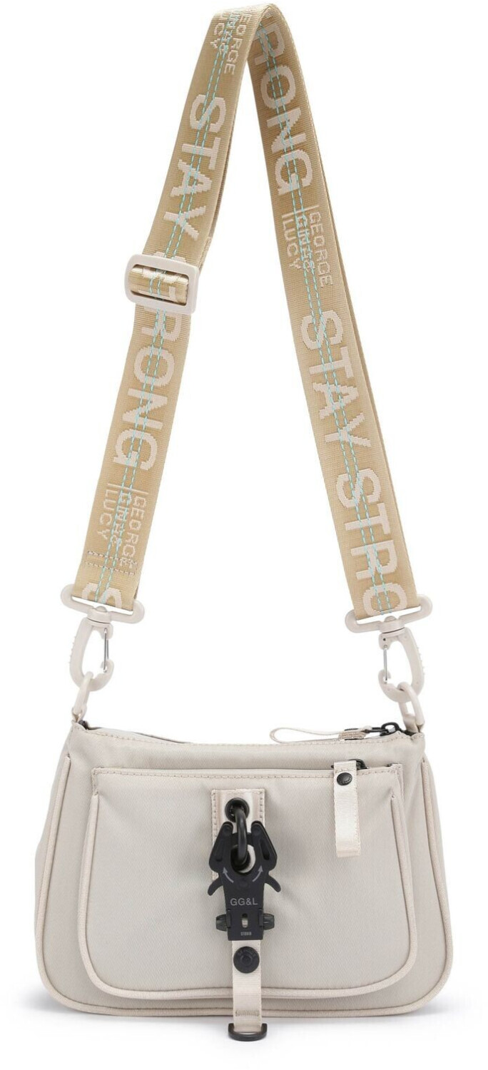 George Gina & Lucy Nylon Roots 14ME Hand Bag vanilla & cream