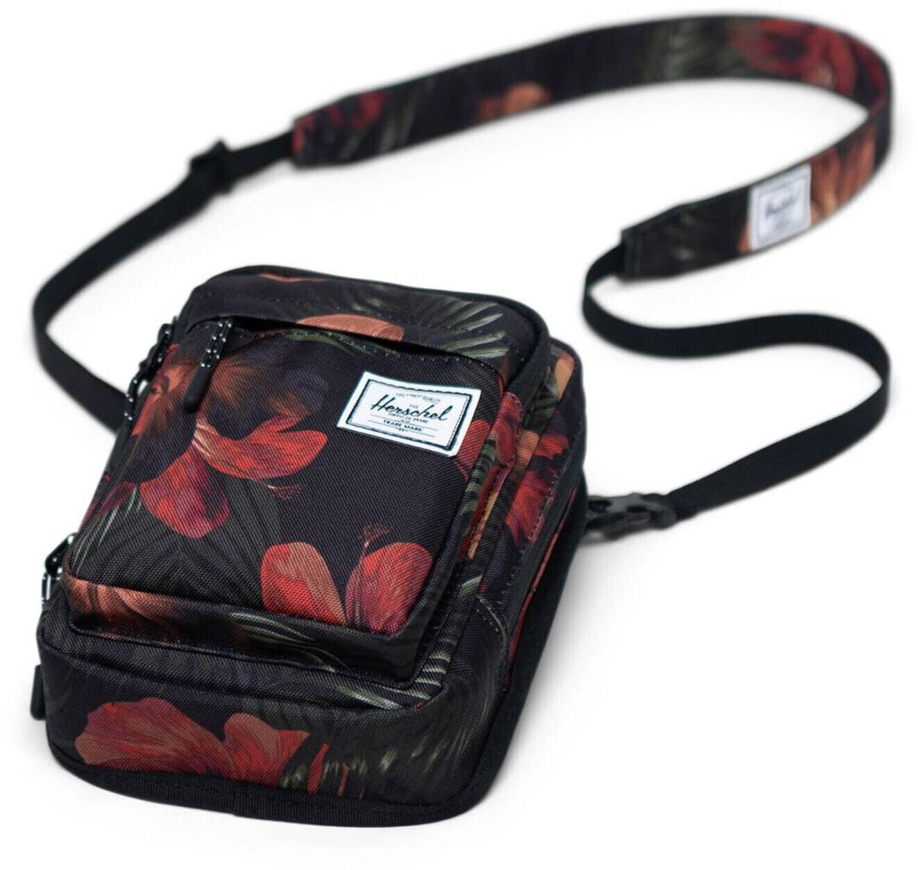 Herschel Form Large Crossbody tropical hibiscus au meilleur prix sur