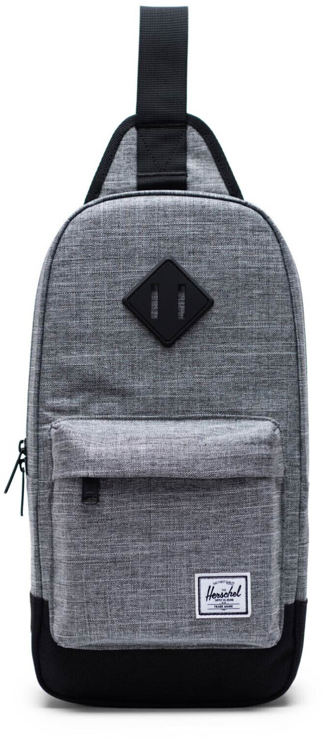 Herschel Heritage Shoulder Bag raven crosshatch/black