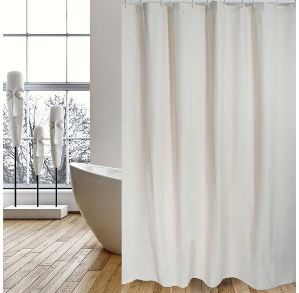 MSV France Shower curtain naturel 180x200 beige-nature
