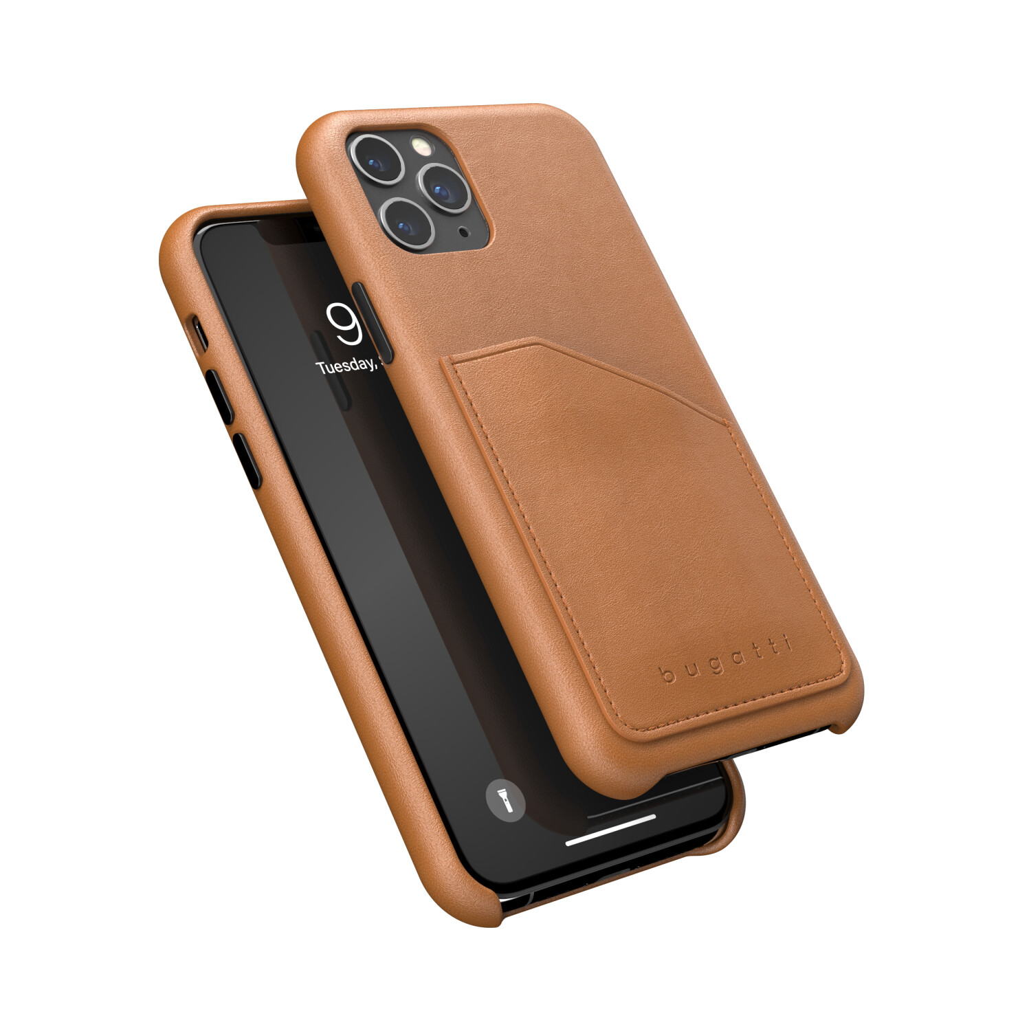 Bugatti Londra Full Wrap (iPhone 11 Pro), Smartphone Case, Brown