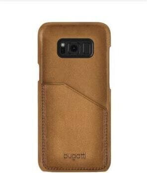 Bugatti Pocket Snap case Londra cognac (Galaxy S8+), Smartphone Case, Brown