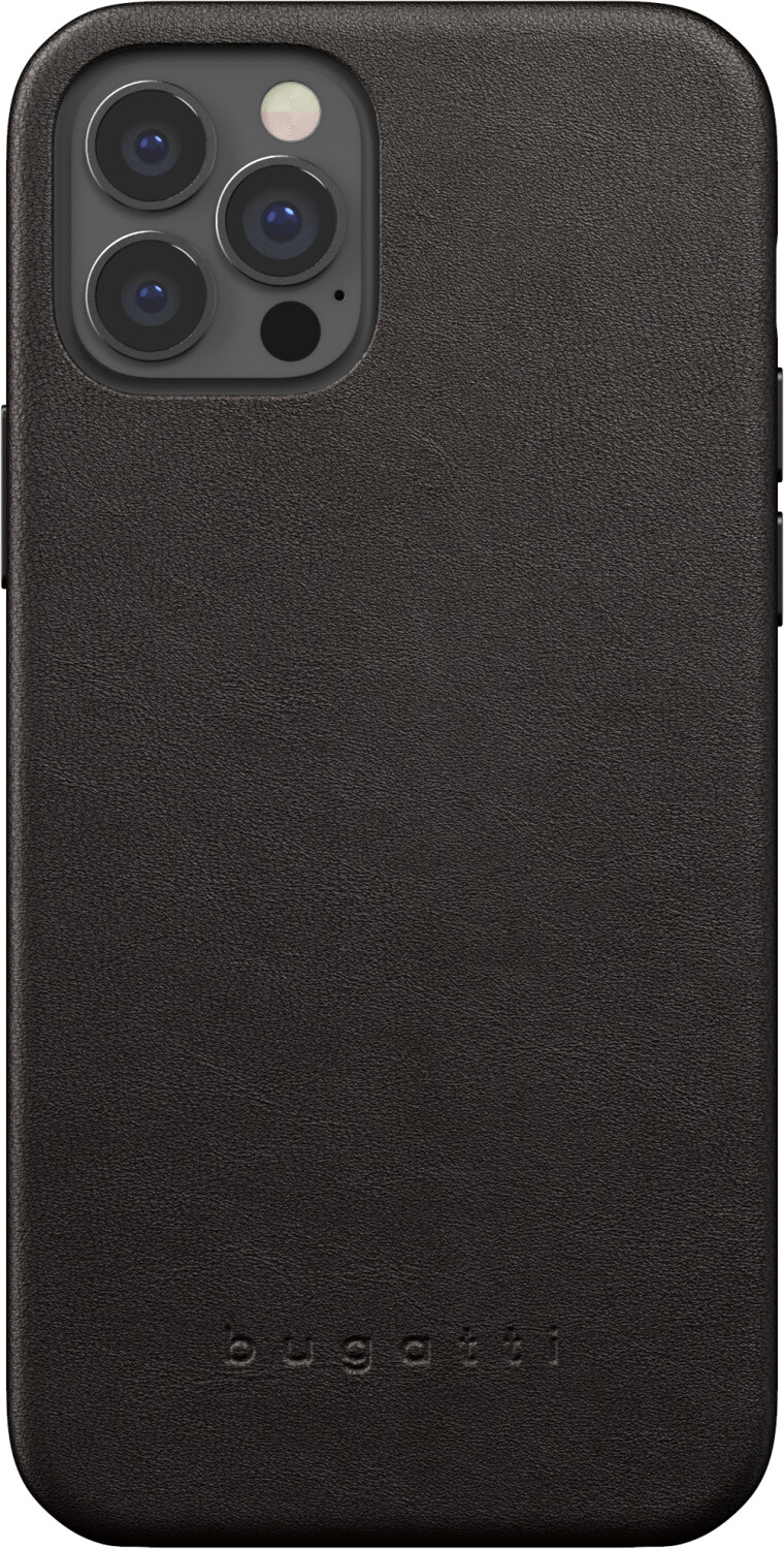 Bugatti Porto Full Wrap (iPhone 12, iPhone 12 Pro), Smartphone Case, Black