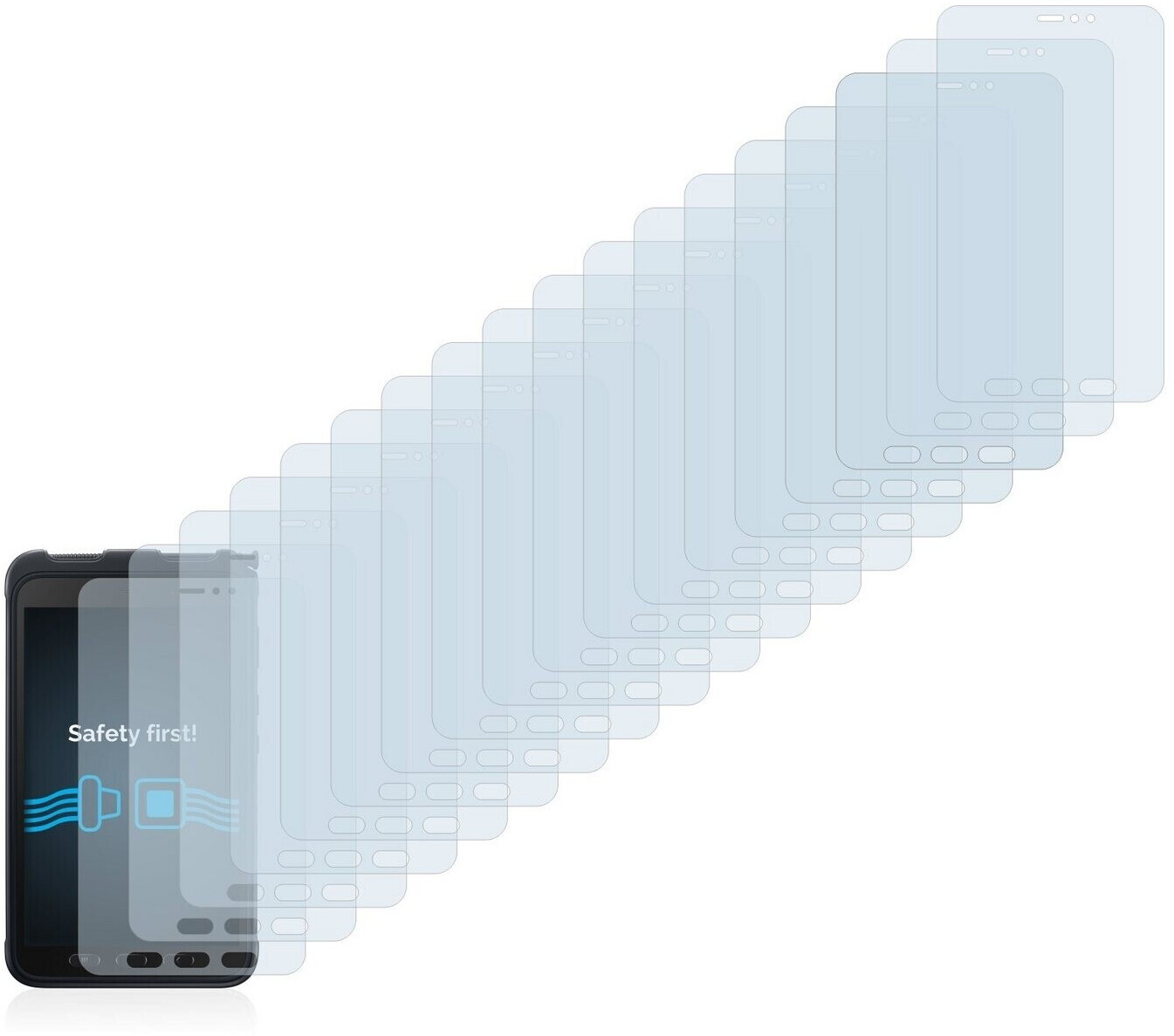 smart engineered [2 Stück] Entspiegelte 3D Schutzfolien kompatibel mit  Samsung Galaxy S7, hüllenfreundliche Matte Displayschutz-Folie, Schutz vor
