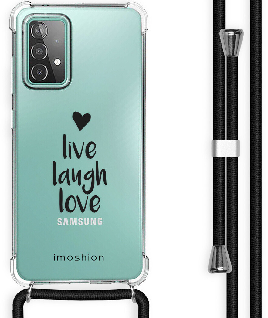 iMoshion Design Hülle mit Band für das Samsung Galaxy A52 (5G) / A52 (4G) Live Laugh Love ab