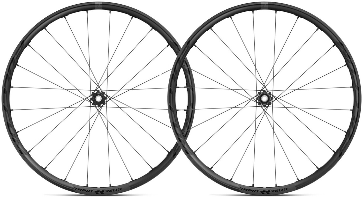 Fulcrum Rapid Red 3 DB Gravel Wheelset 27.5 12x100/12x142mm N3W Disc TLR black