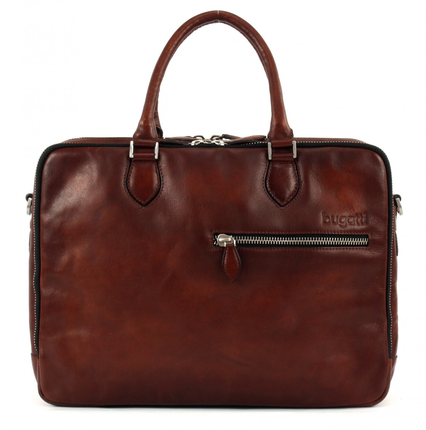 Bugatti Domus Briefcase cognac