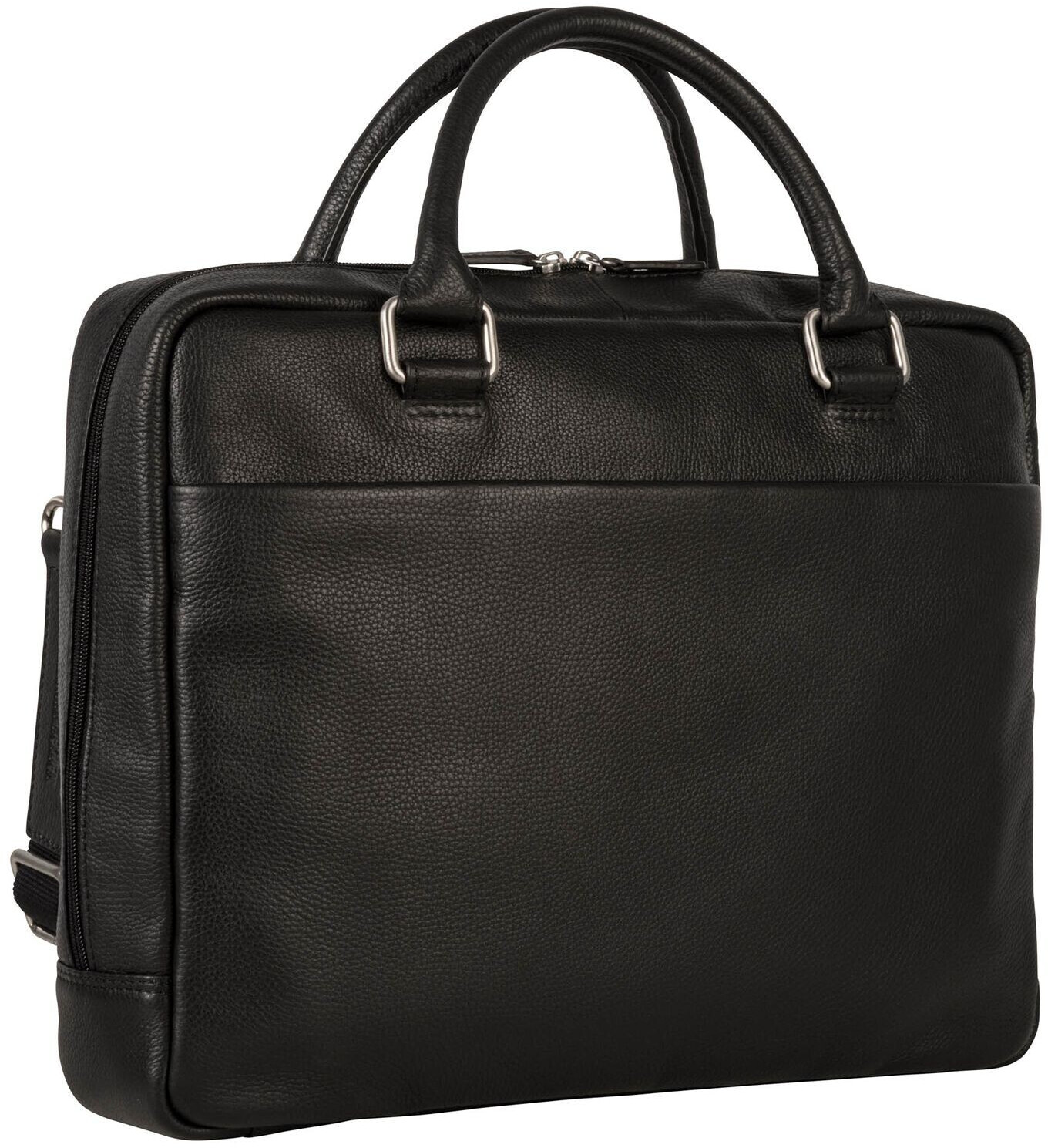 Leonhard Heyden Berlin Zipped Briefcase 1 Compartment black