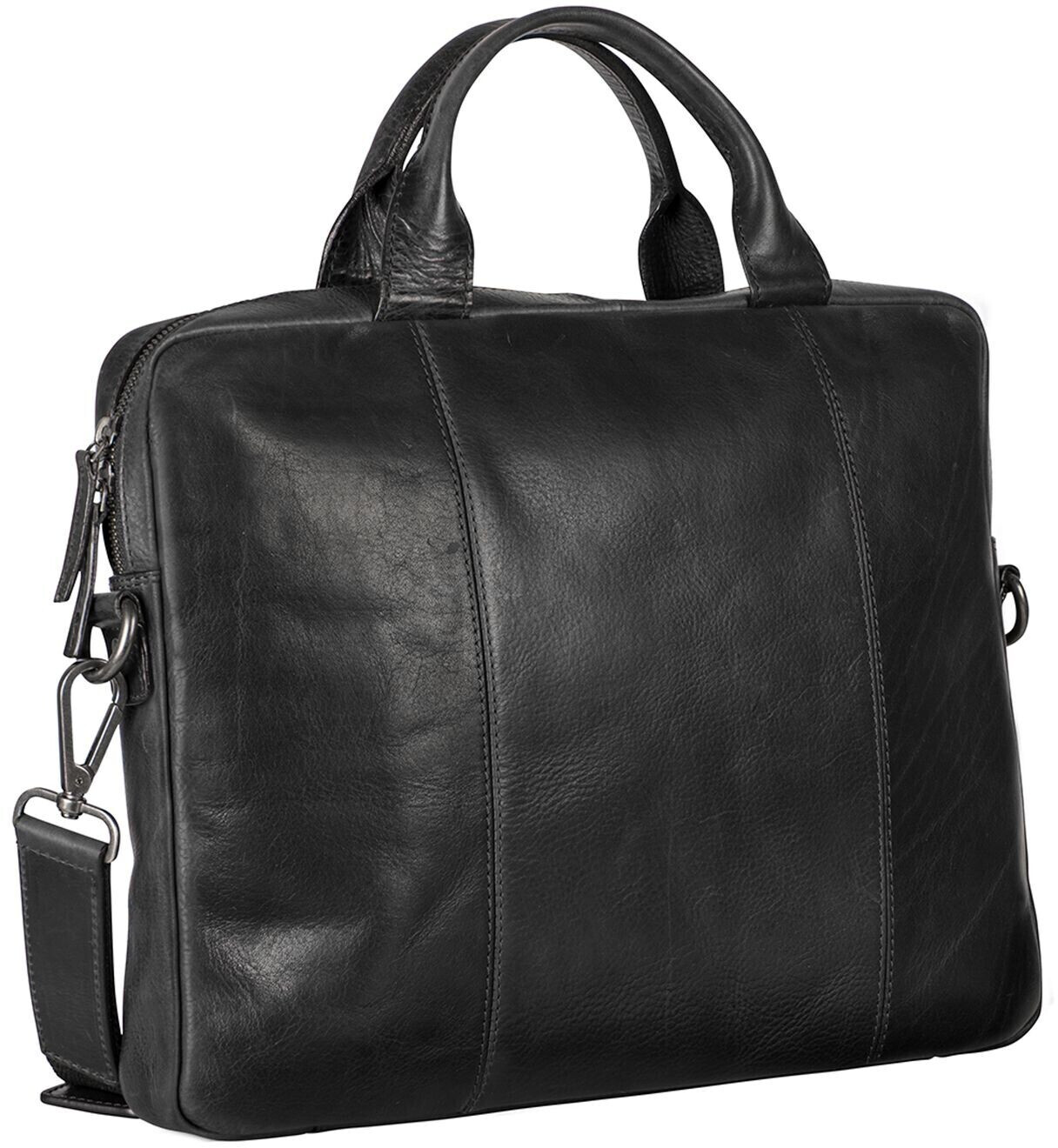 Leonhard Heyden Roma Slim Zipped Briefcase 1 Compartment