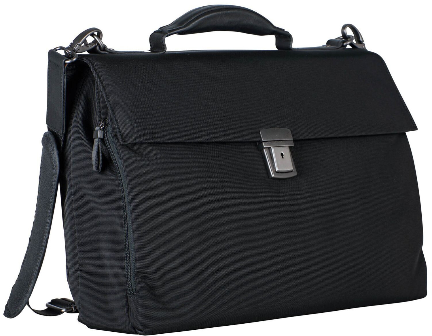 Leonhard Heyden Soho Briefcase 2 Compartment black