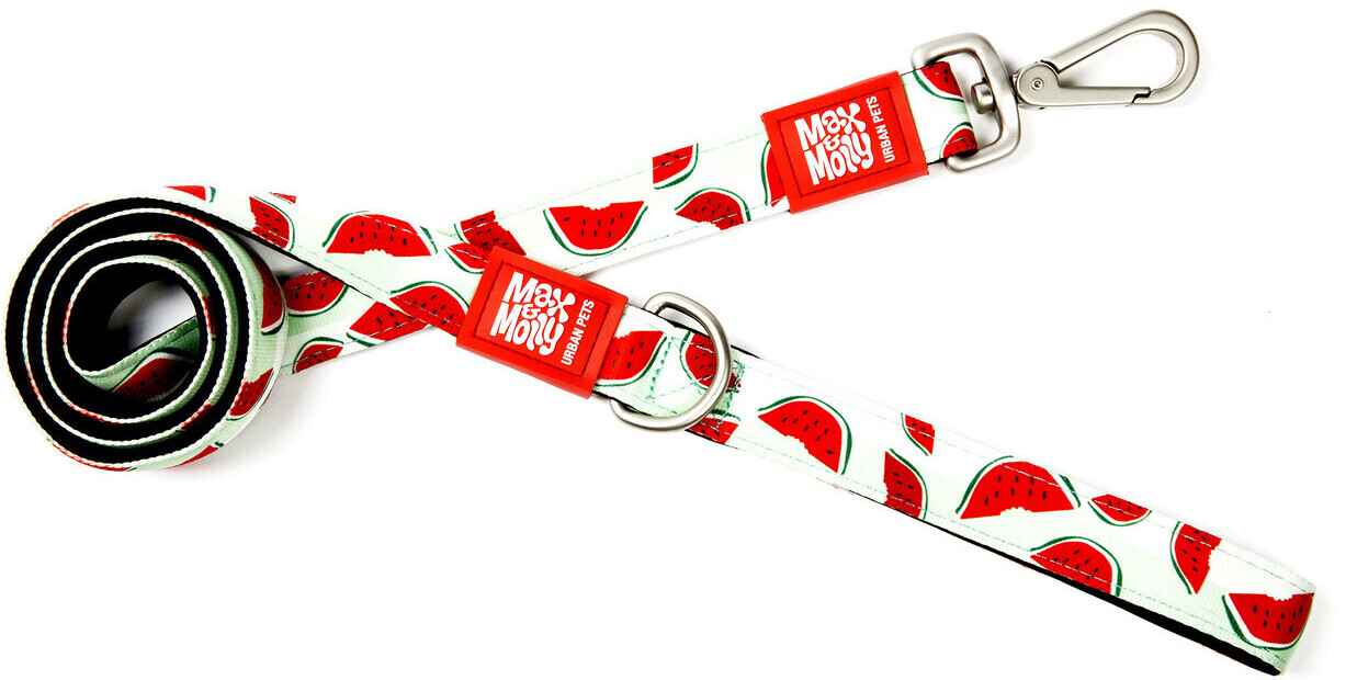 Max & Molly Original Short Dog Leash Watermelon S 120 x 1.5cm