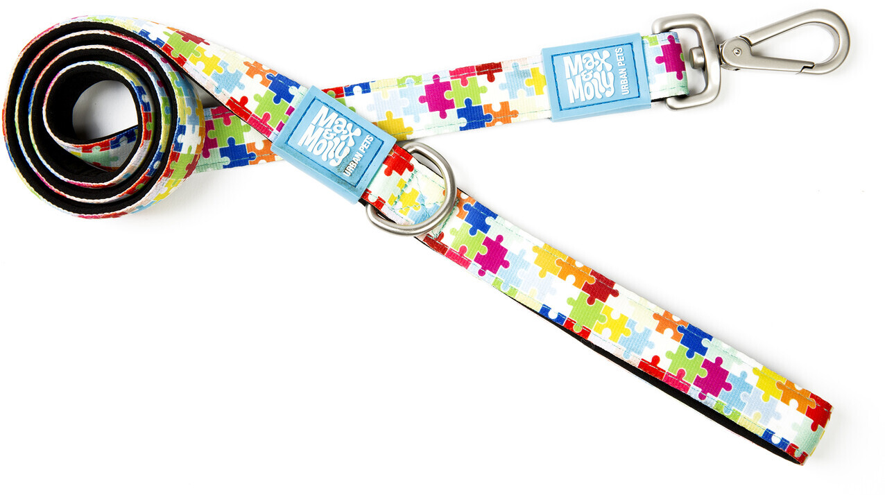 Max & Molly Short Dog Leash Puzzle L 120 x 2.5cm