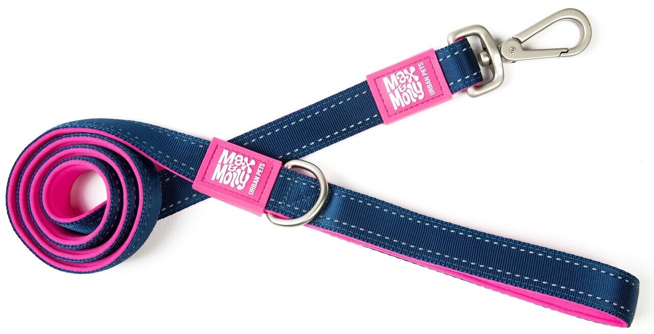Max & Molly Matrix Short Dog Leash L 120cm 2,5cm Pink